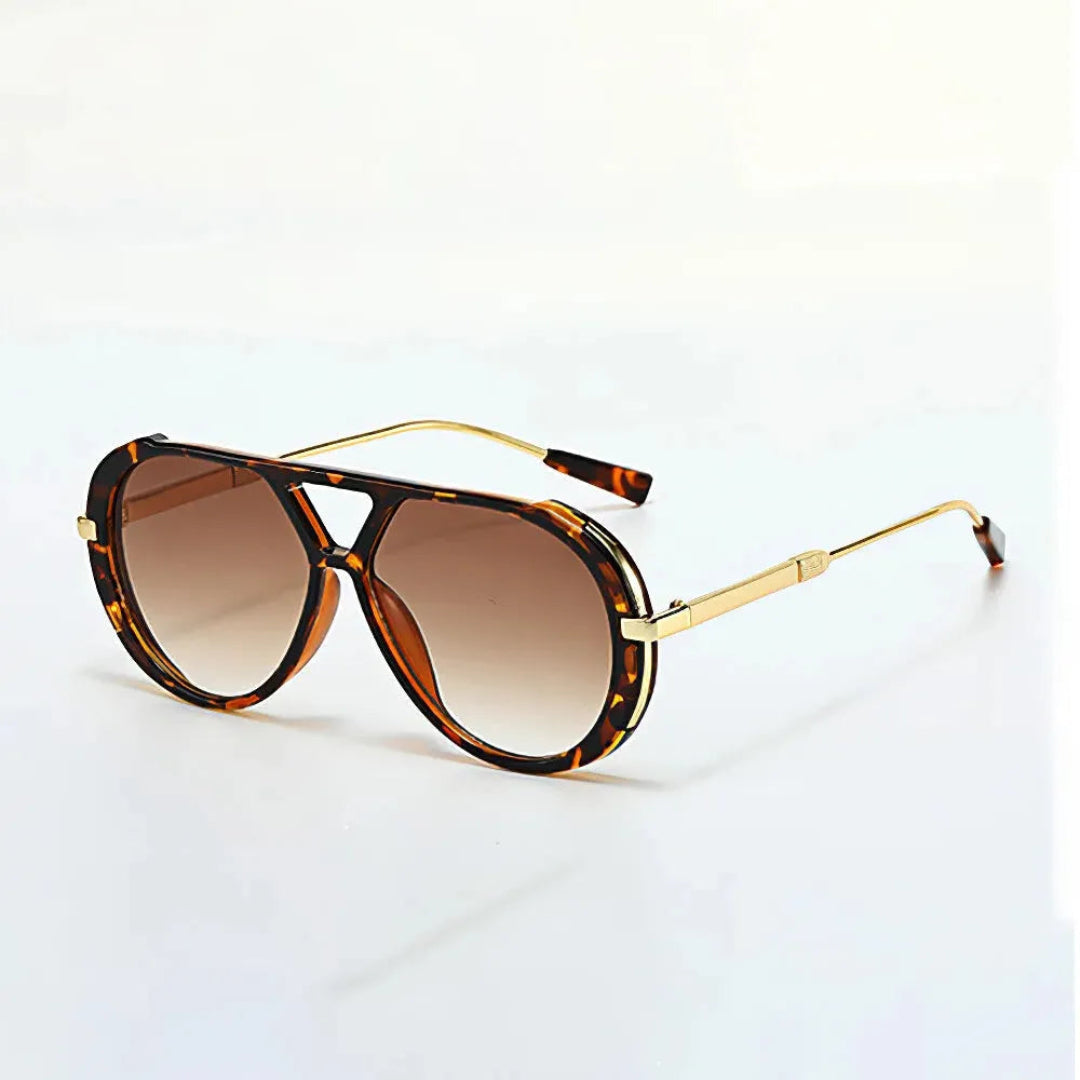 Gradient Aviator Sunglasses | Oversized Retro Design with UV400 Protection 2