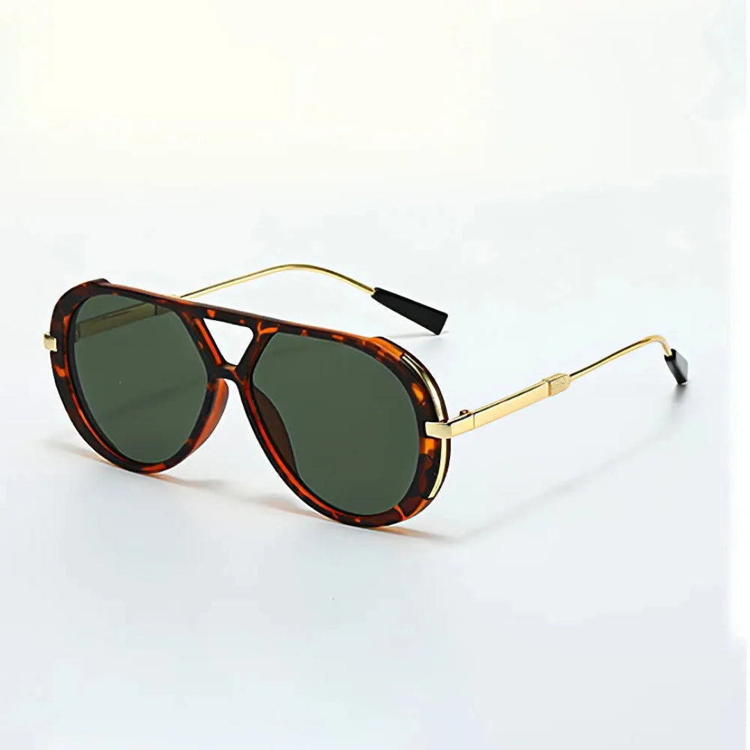 Gradient Aviator Sunglasses | Oversized Retro Design with UV400 Protection 4