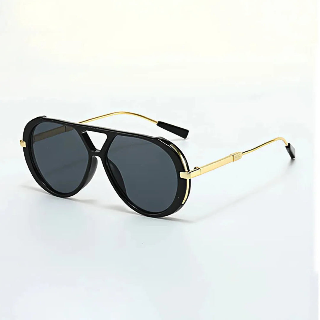 Gradient Aviator Sunglasses | Oversized Retro Design with UV400 Protection 5