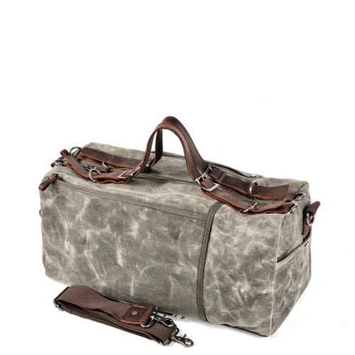 Waterproof Canvas Weekend Duffle Bag