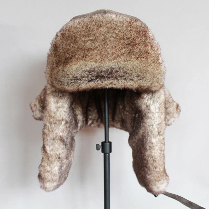 Faux-Fur Bomber Hat