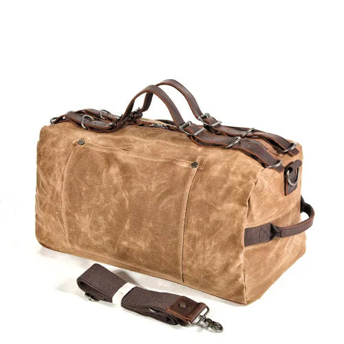 Waterproof Canvas Weekend Duffle Bag