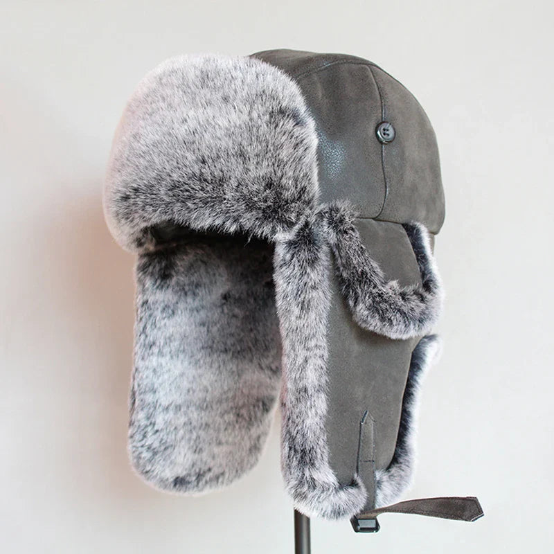 Faux-Fur Bomber Hat