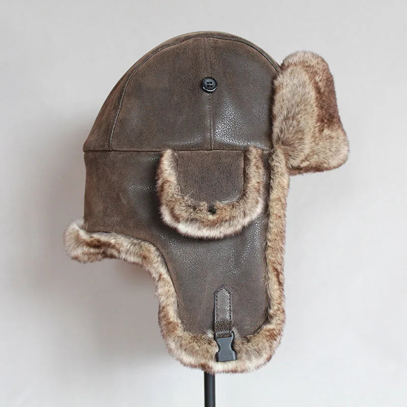Faux-Fur Bomber Hat