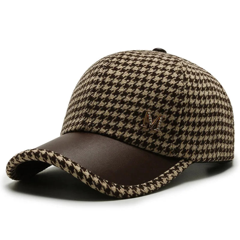 Houndstooth Baseball Cap