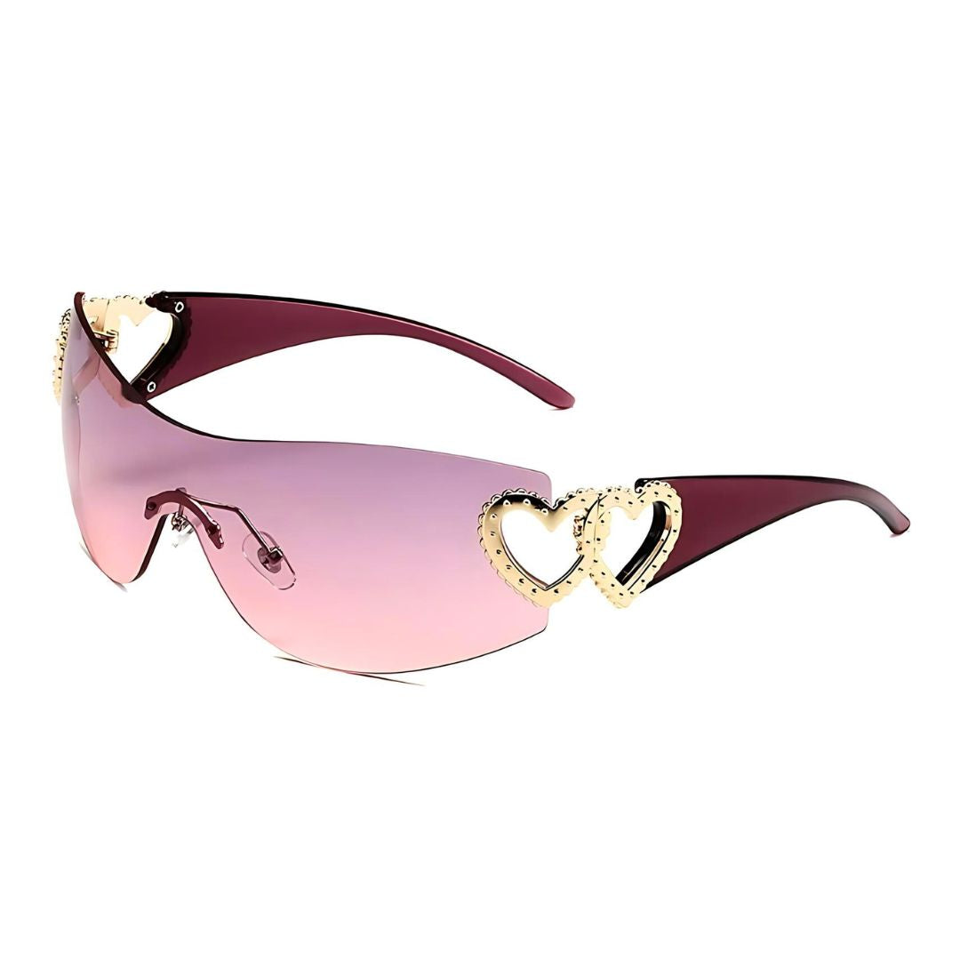 Heartbeat Sunglasses | UV 400 Protection with Unique Heart Accents 6