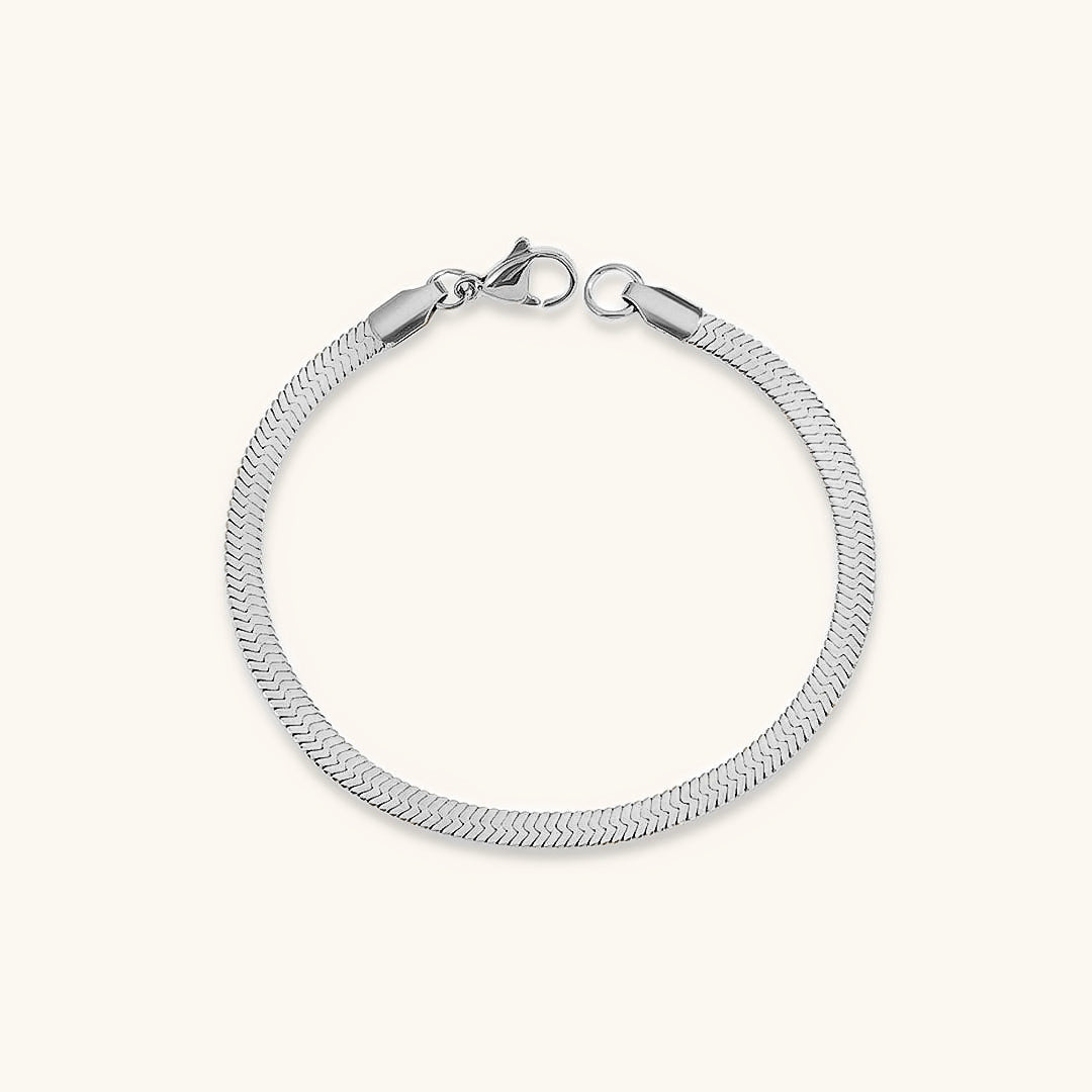 Herringbone Bracelet | Luxurious Gold-Plated Stainless Steel Accessory 13