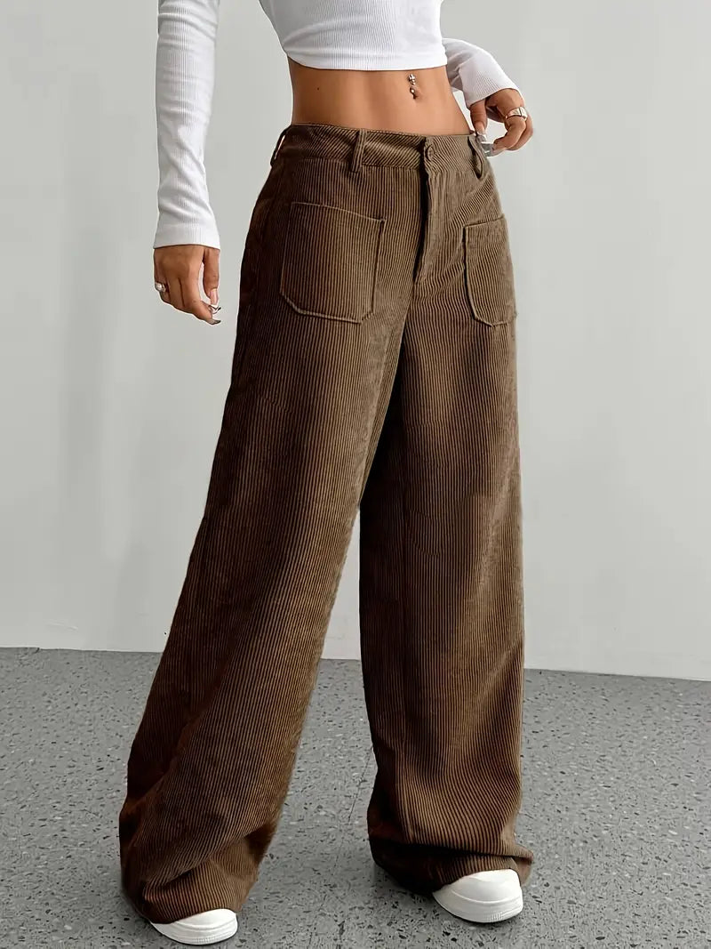 High-Waisted Wide Leg Trousers | Chic and Comfortable Design 9