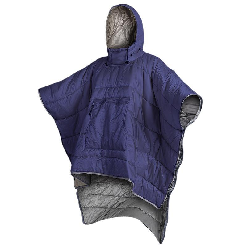 Hooded Poncho Blanket | 3-in-1 Outdoor Camping Essential with Waterproof Nylon 7