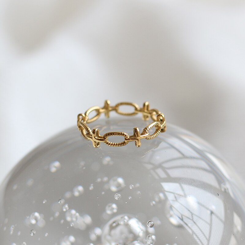 Infinity Ring | 18K Stainless Steel, Tarnish Resistant, Hypoallergenic 0