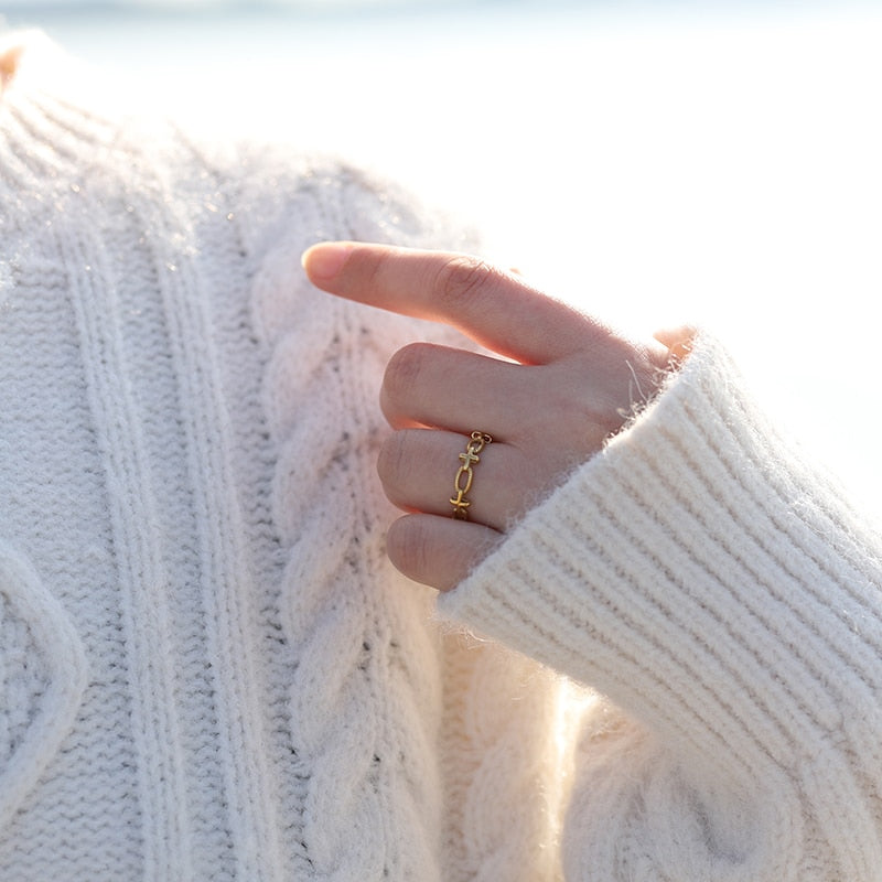 Infinity Ring | 18K Stainless Steel, Tarnish Resistant, Hypoallergenic 3