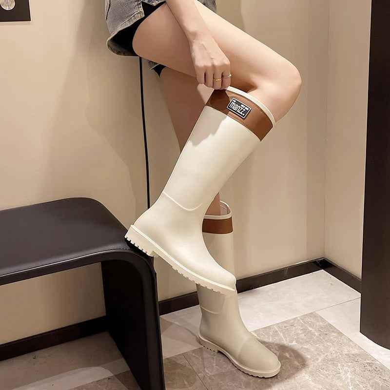 Knee-High Rain Boots | Lightweight Waterproof Rubber Design with Anti-Slip Sole 5