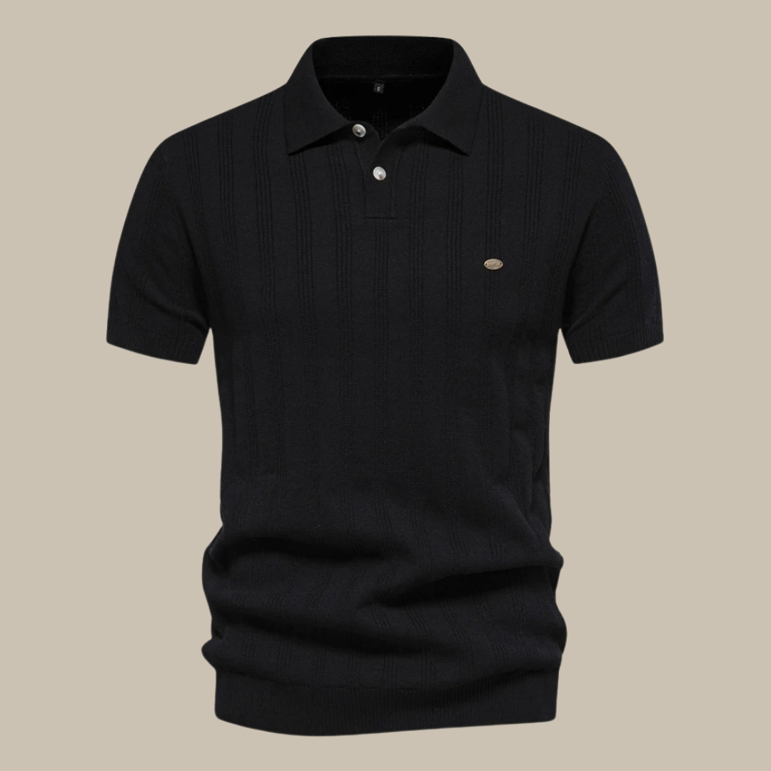 Knitted Polo Shirt | Timeless Style with Retro Flair & Classic Collar 0