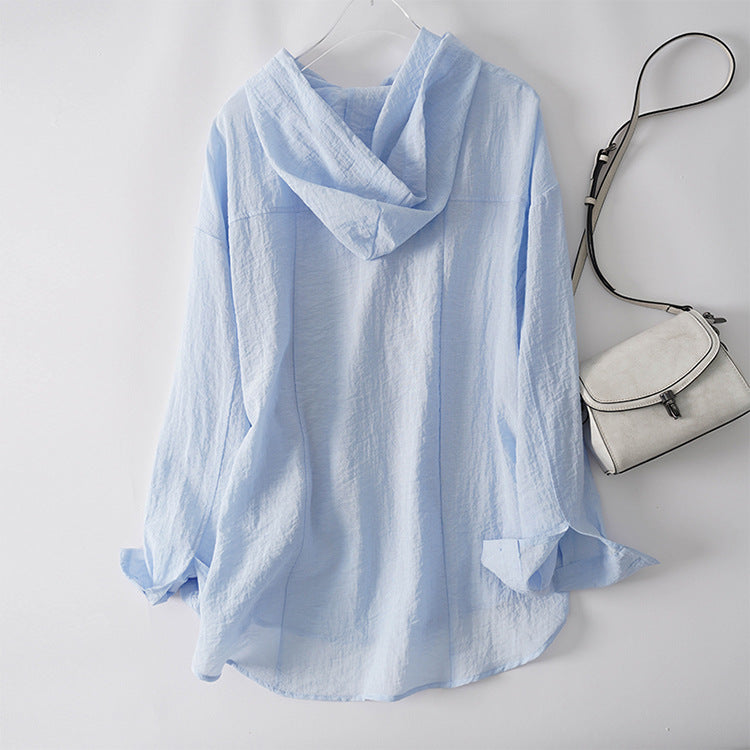 Light Linen Hoodie 2