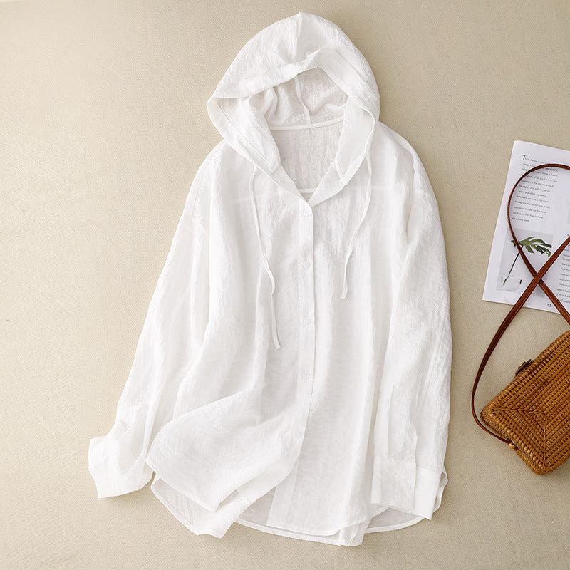 Light Linen Hoodie 6