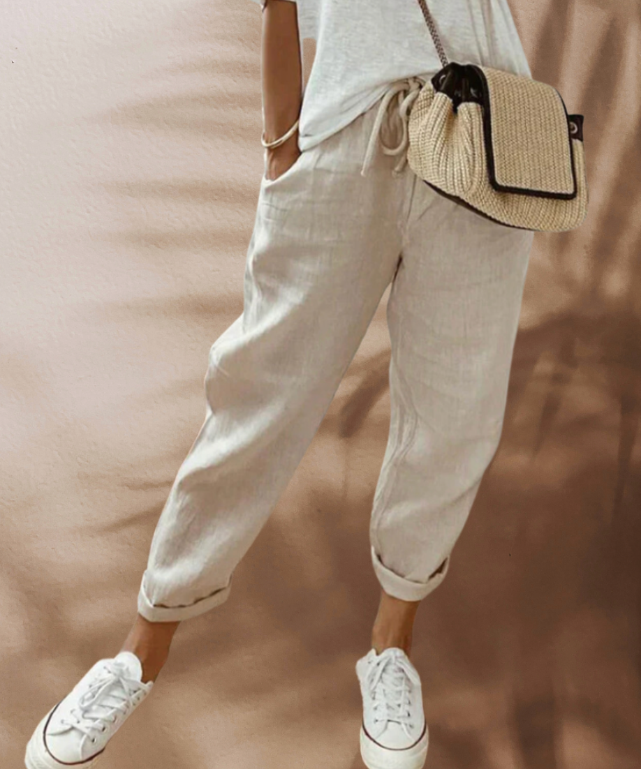 Lightweight Linen Pants 0