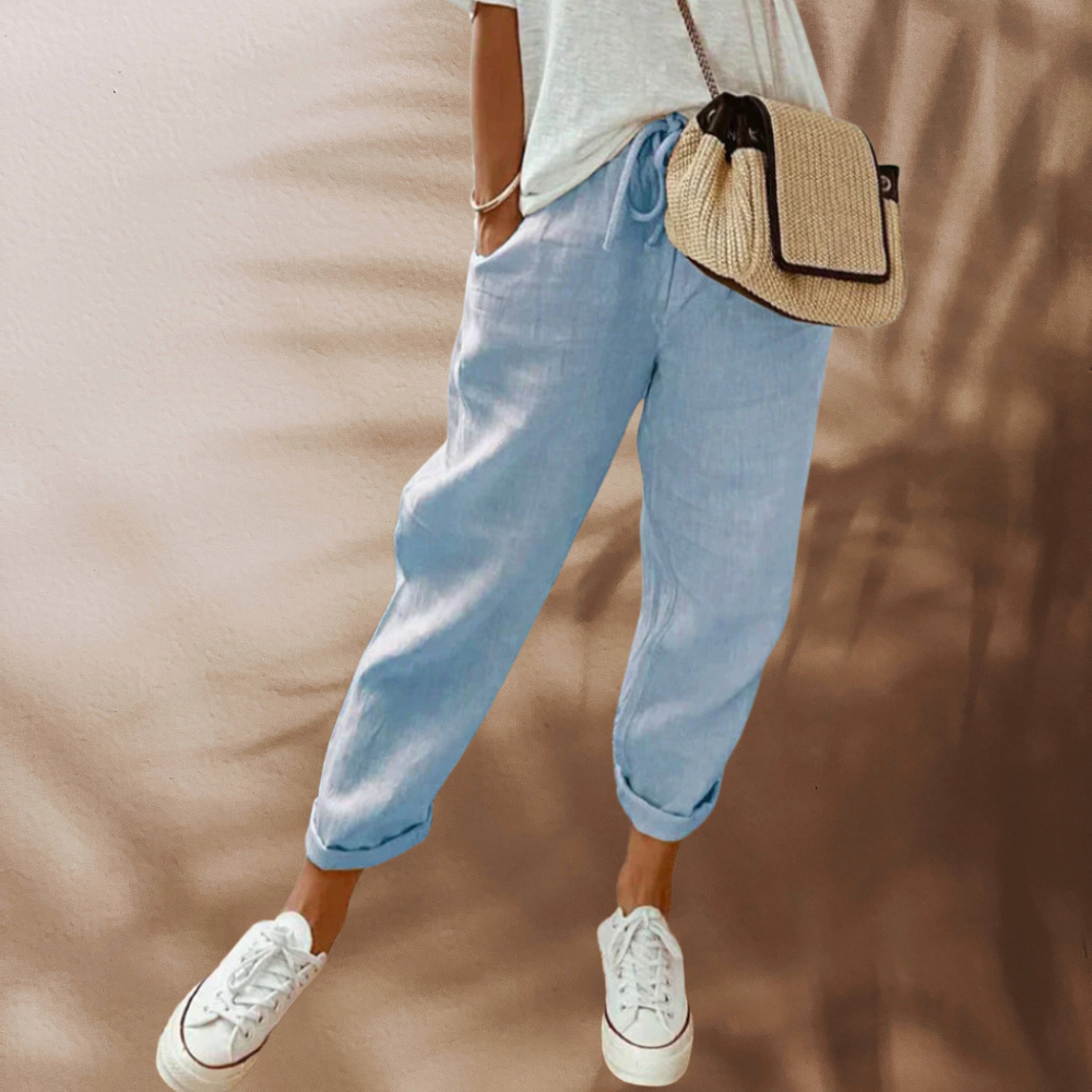 Lightweight Linen Pants 3