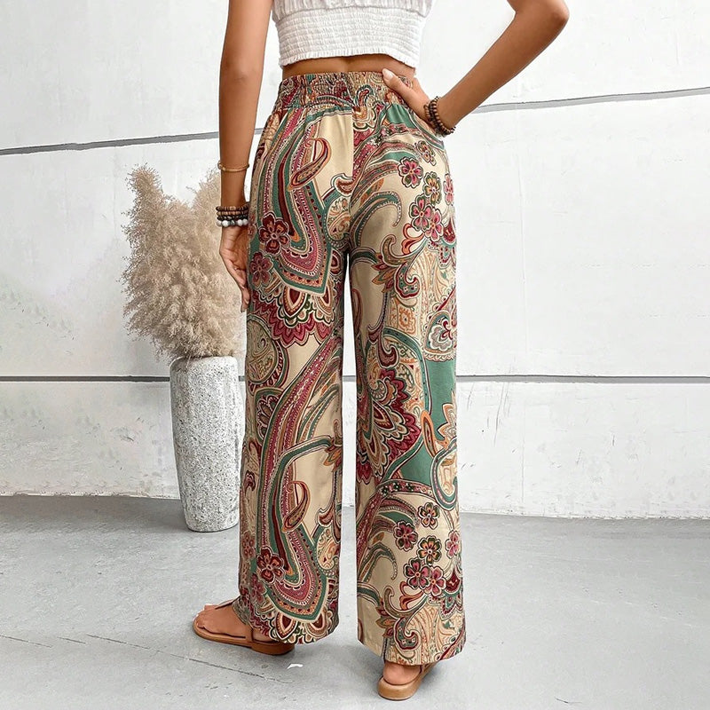 Lightweight Wide-Leg Beach Pants 1