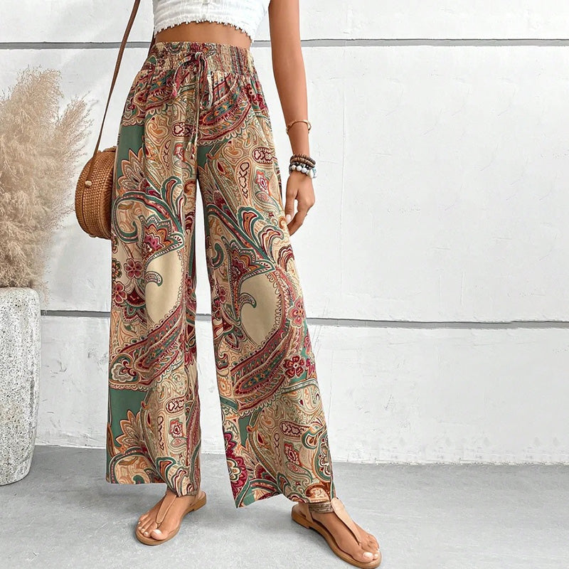 Lightweight Wide-Leg Beach Pants 3