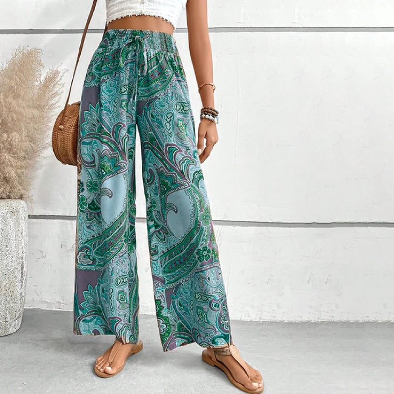 Lightweight Wide-Leg Beach Pants 4