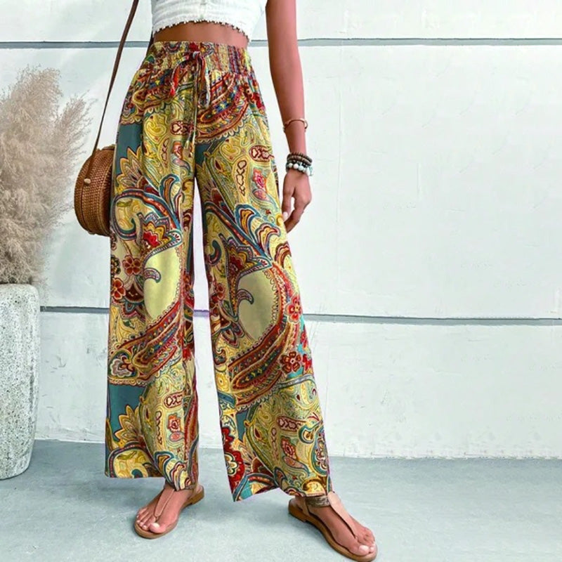 Lightweight Wide-Leg Beach Pants 5