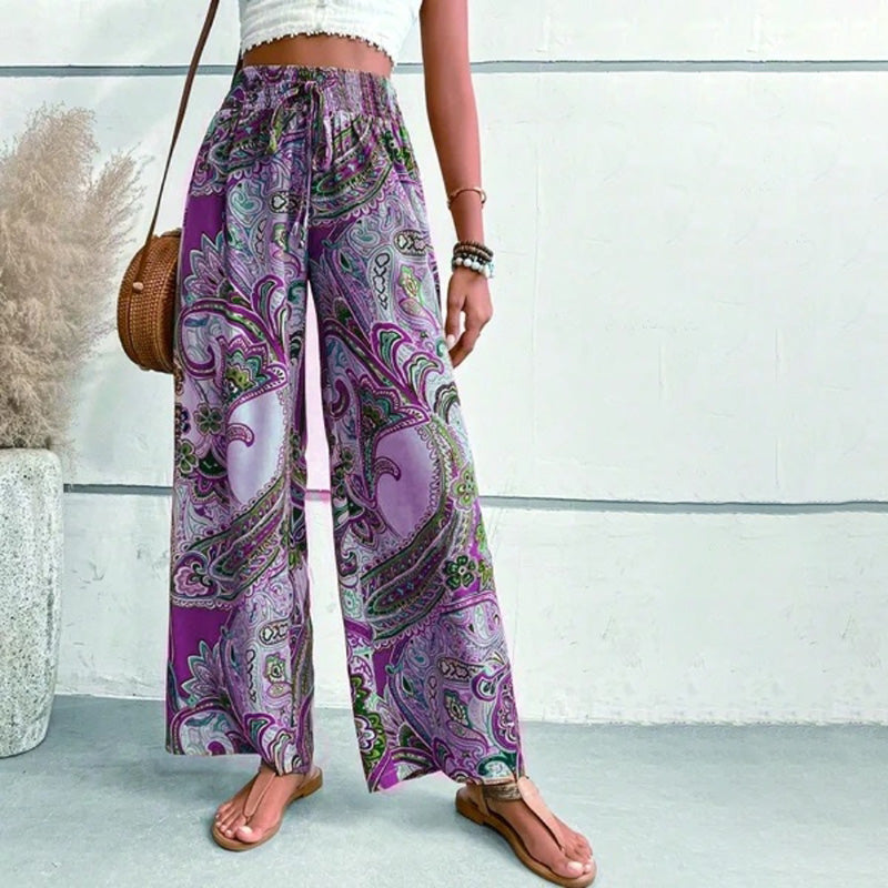 Lightweight Wide-Leg Beach Pants 6