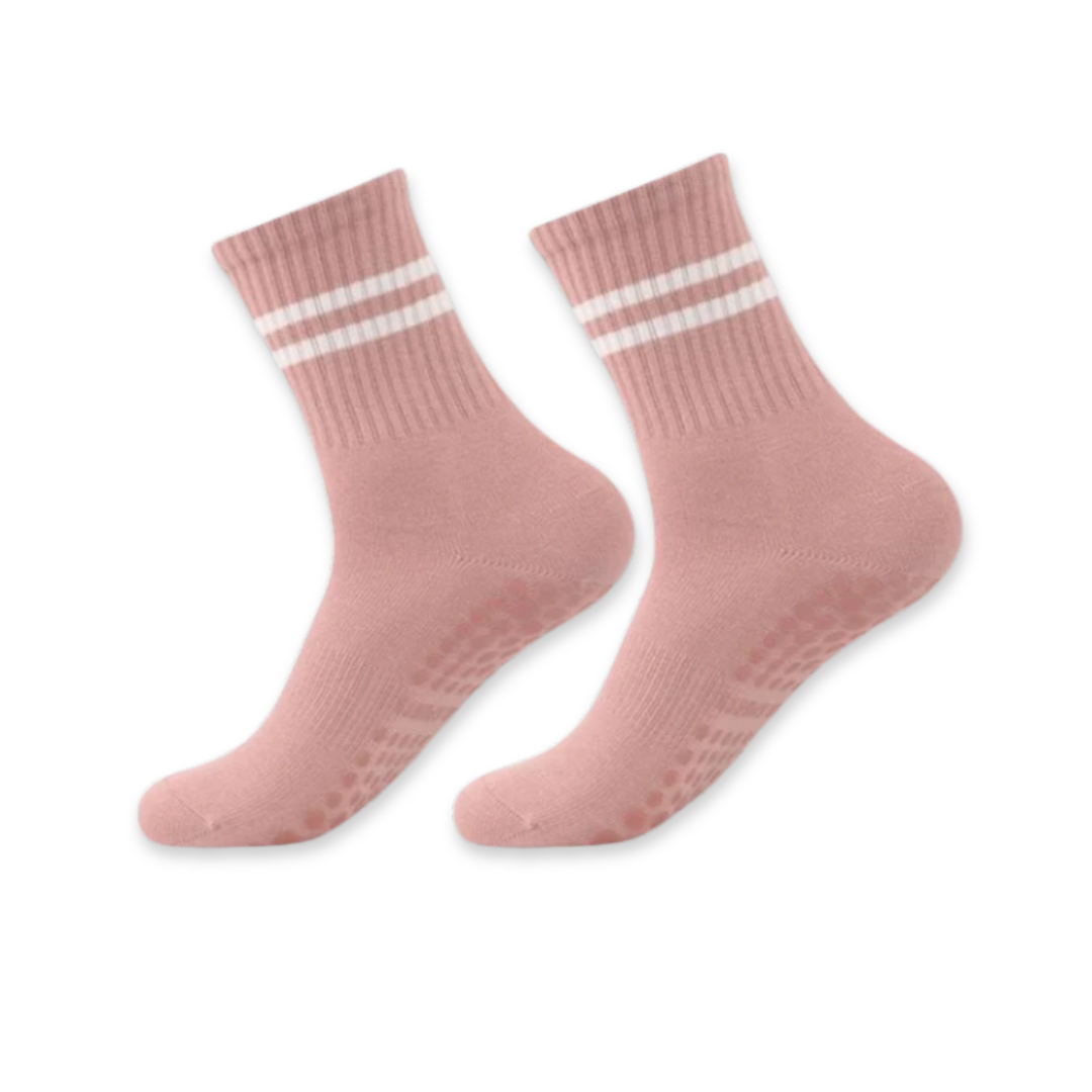Long Pilates Yoga Socks | Premium Anti-Slip Grip for Stability 4