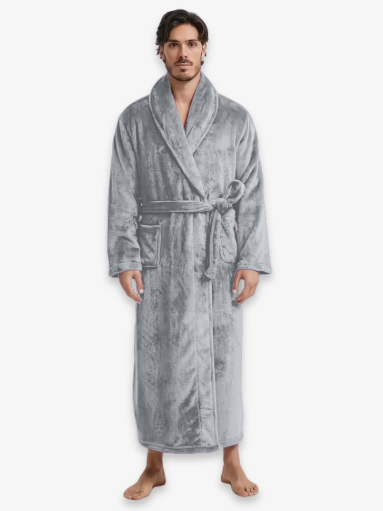 Men's Bathrobe | Ultra-Soft Microfleece for Ultimate Comfort 9