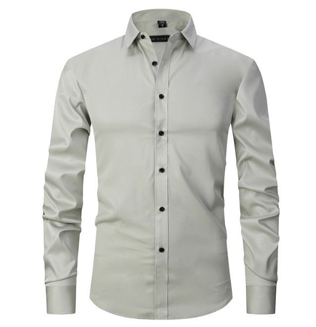 Men's Dress Shirt | Elegant Tailored Fit with Breathable Material for Formal Occasions 1