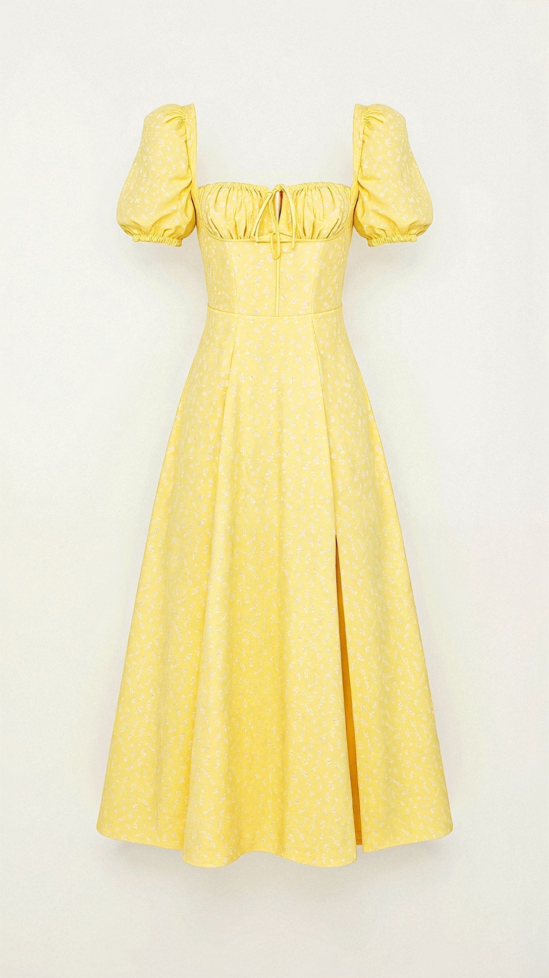 Midi Dress | Elegant Square Neckline with Flattering Silhouette 9