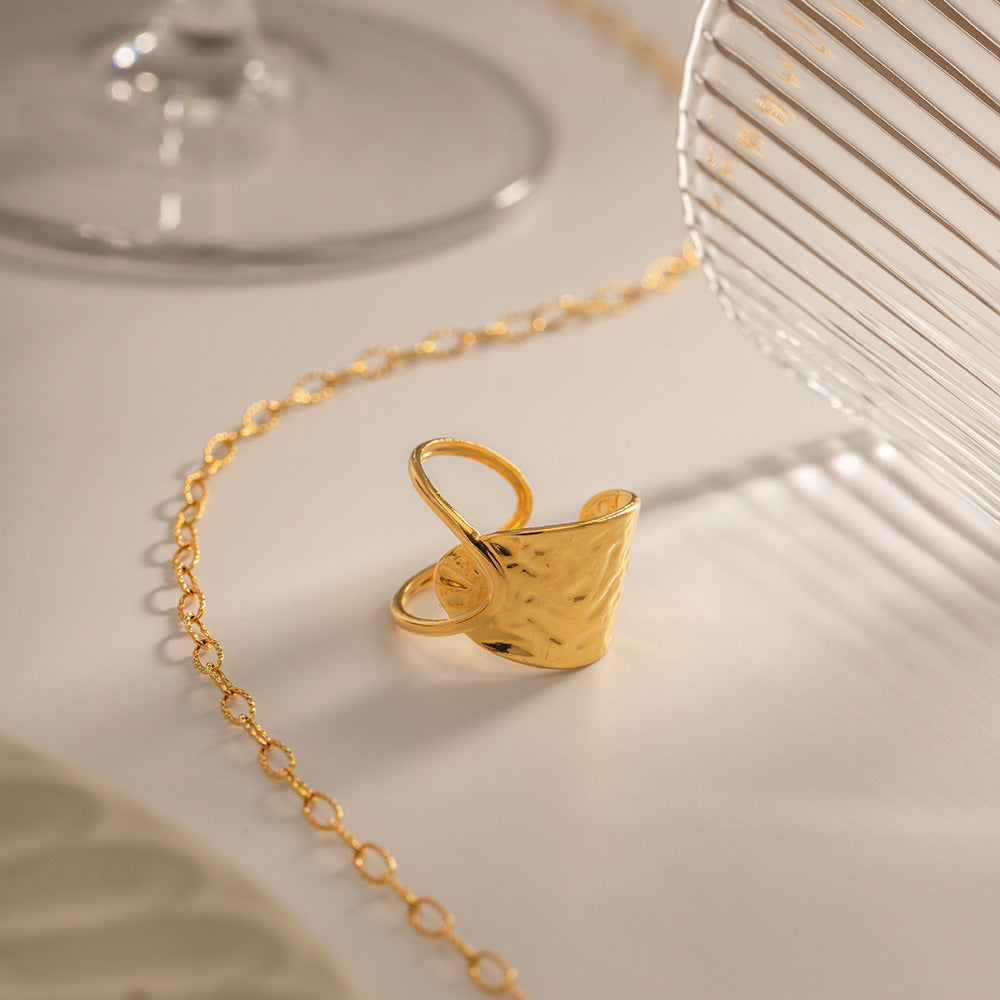 Minimalist Gold Ring | High-Quality Stainless Steel with 18k Gold Plating 4