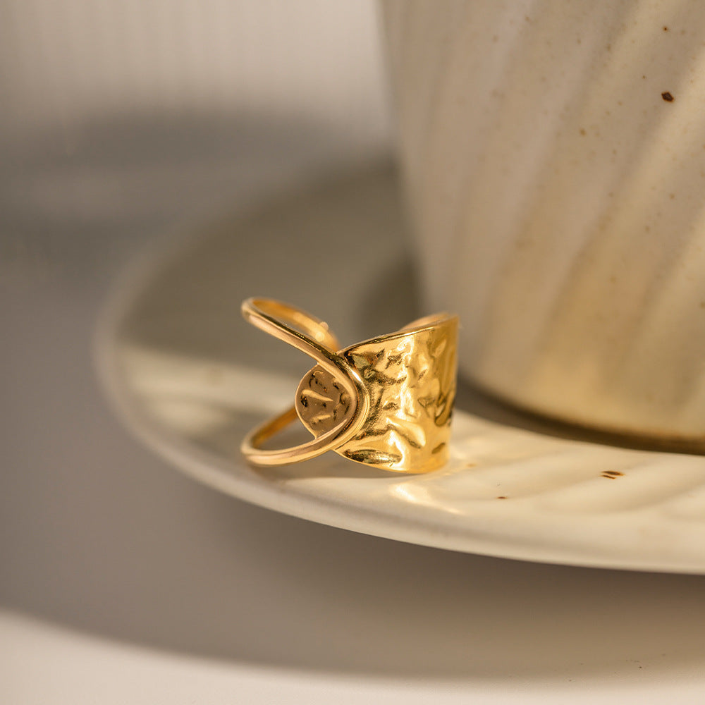 Minimalist Gold Ring | High-Quality Stainless Steel with 18k Gold Plating 5