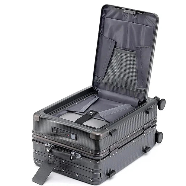 Multi-Function Carry-On Suitcase | Front Opening Design with TSA Lock and USB Charging 6