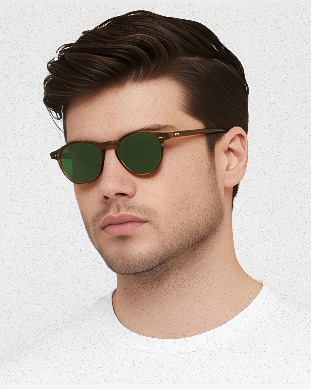 Belize Redon Round Acetate Sunglasses