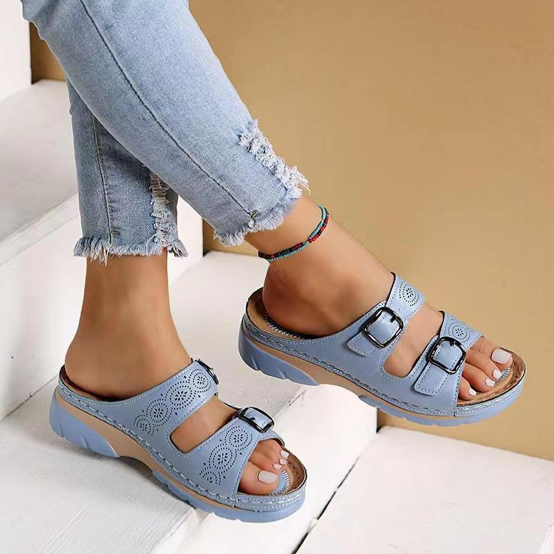 Orthopedic Vegan Leather Sandals | JANELLE 2