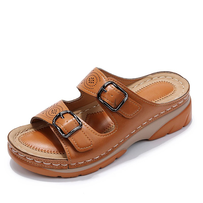 Orthopedic Vegan Leather Sandals | JANELLE 4