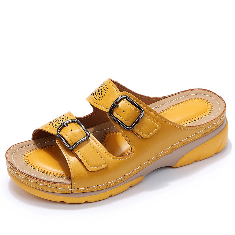 Orthopedic Vegan Leather Sandals | JANELLE 6