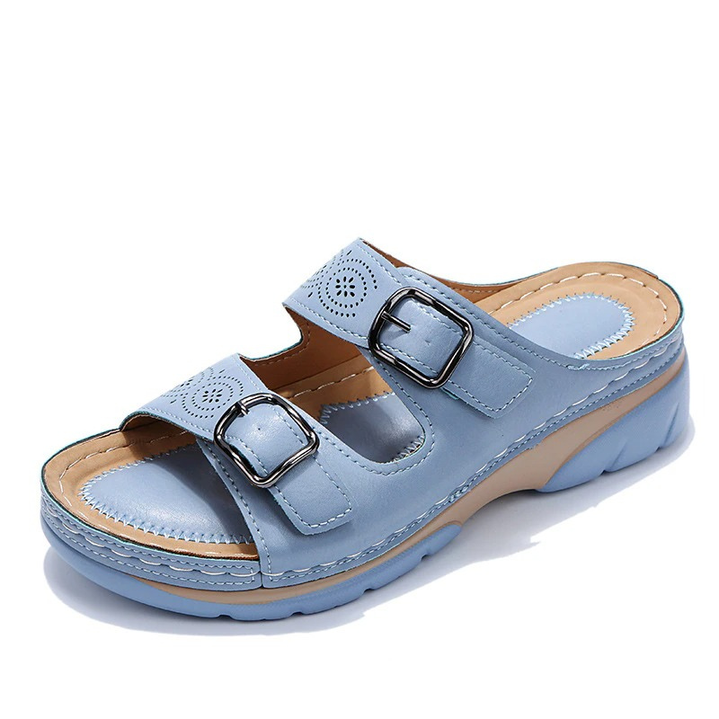 Orthopedic Vegan Leather Sandals | JANELLE 7