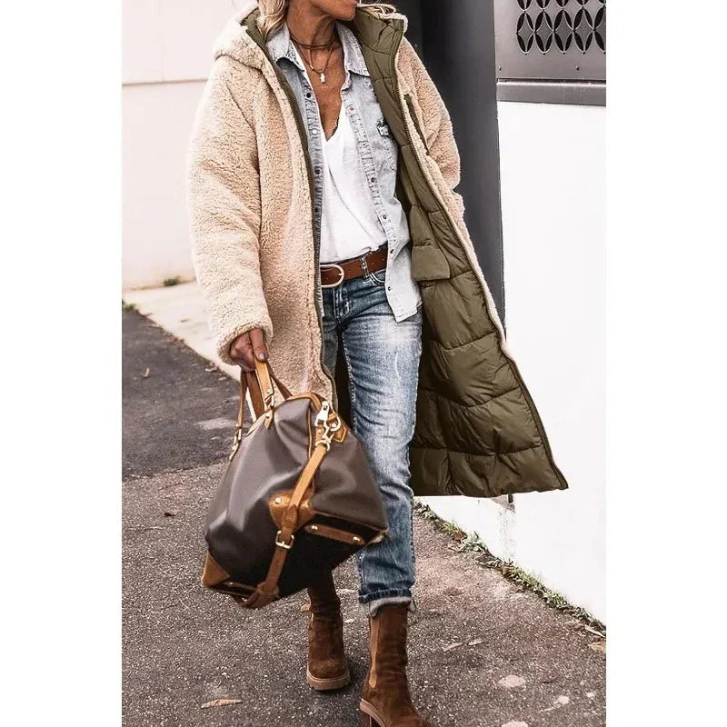 Oversized Sherpa Winter Coat 1