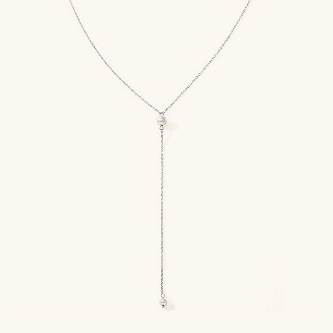 Pearl Tassel Necklace | Elegant Freshwater Pearls with Gold Plating 3