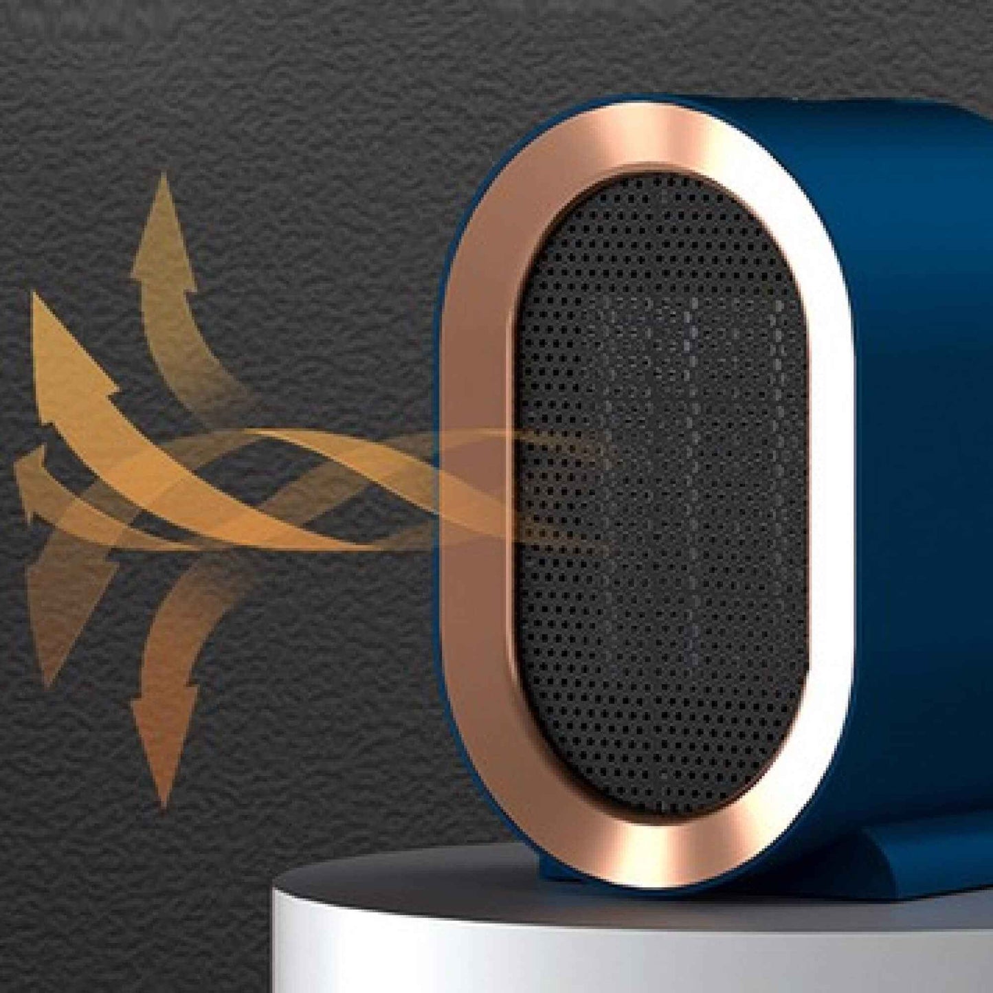 Portable Ceramic Space Heater | Energy Efficient Quiet Heating for Home and Office 8