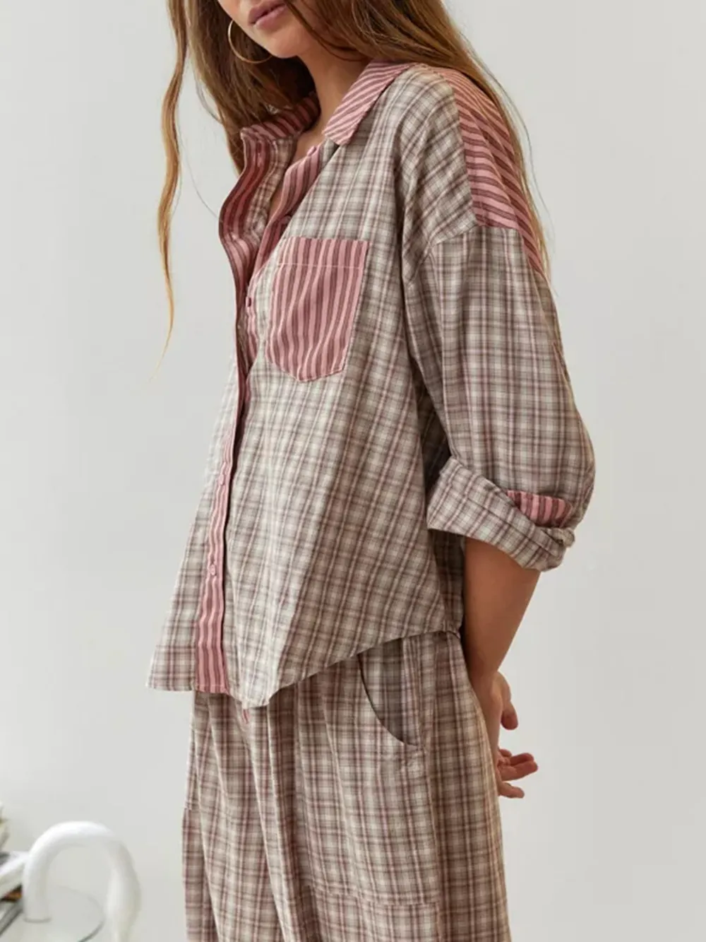 Relaxed Lightweight Pajama Set 0