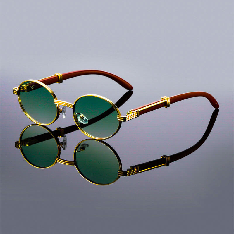 Retro Oval Sunglasses | UV 400 Protection with Lightweight Design 2
