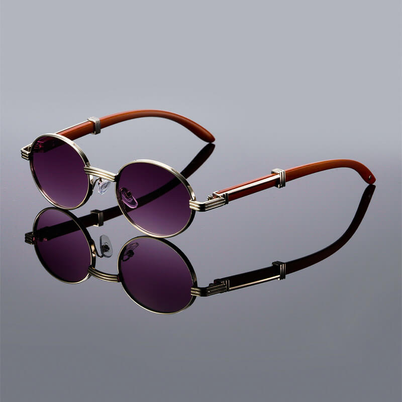 Retro Oval Sunglasses | UV 400 Protection with Lightweight Design 4