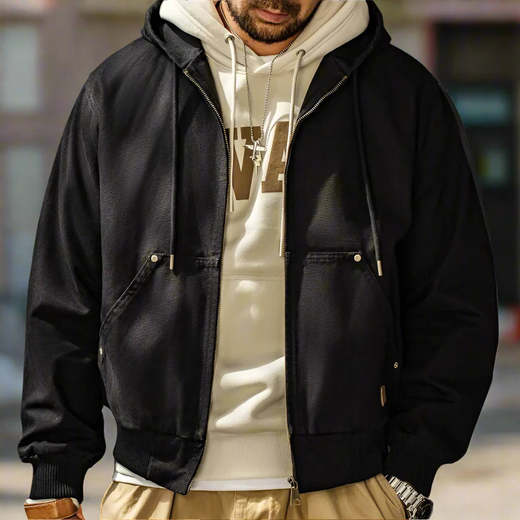 Hooded Canvas Jacket/Hoodie