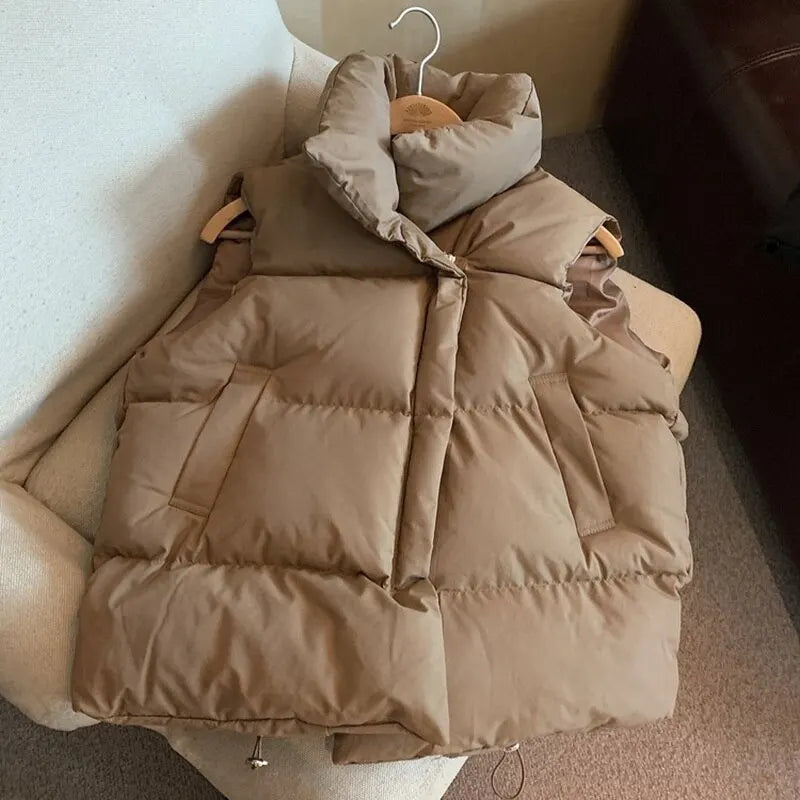 Oversized Thick Puffer Vest