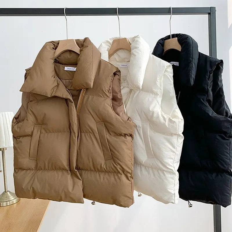 Oversized Thick Puffer Vest