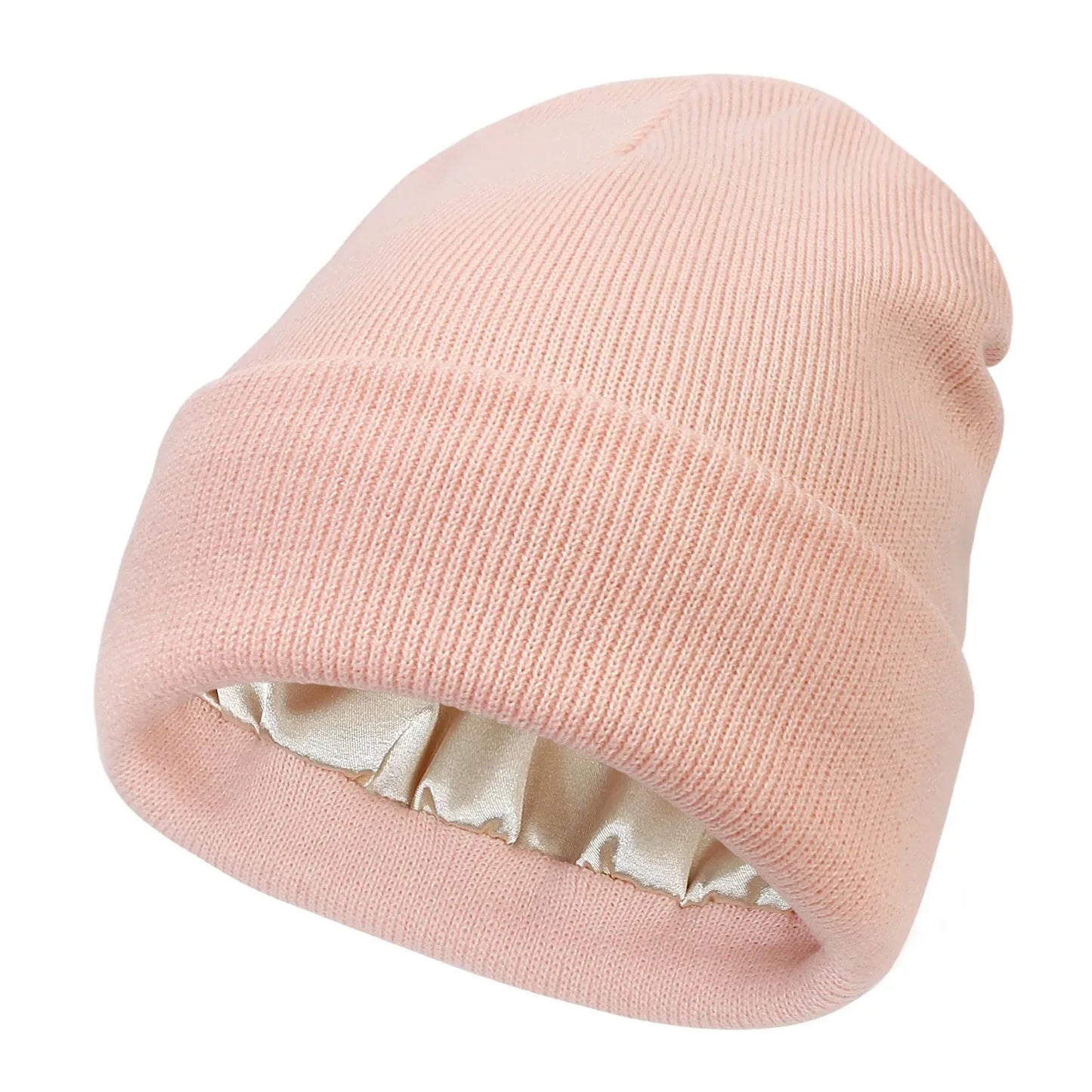 Anti-Frizz Satin Beanie