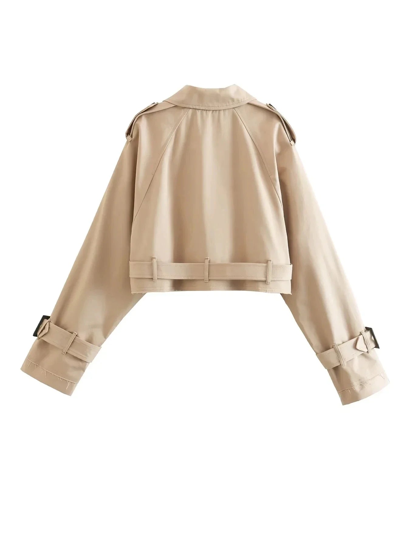 Cropped Trench Coat