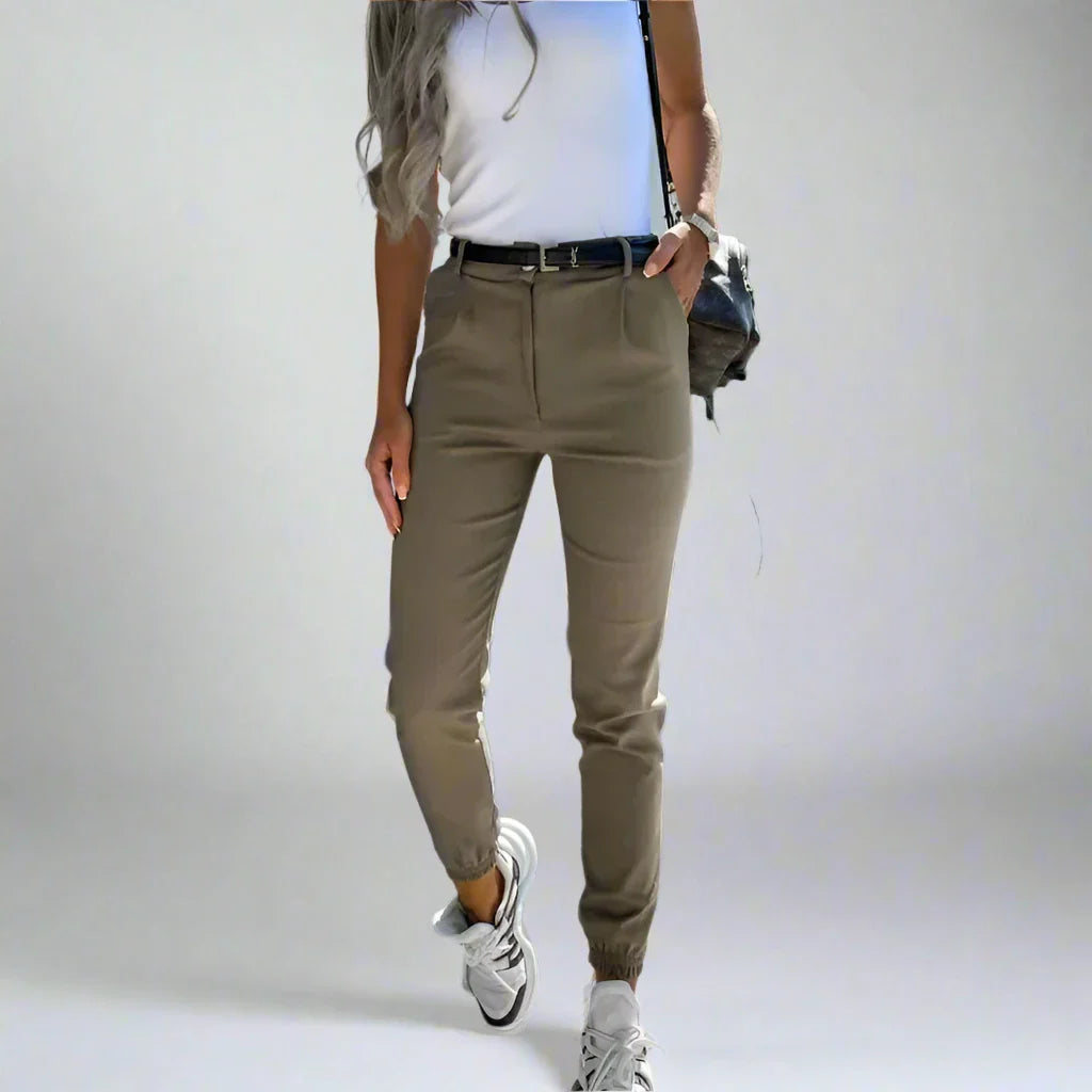 Pleated Linen Pants